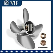 VIF Stainless Boat Propeller 14 1/2x14 for Mercury 150-300HP 15 Spline 4Tooth RH picture