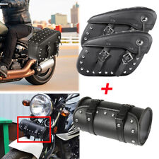 Waterproof Fork Saddlebags Handlebar Tool Bag For Harley Sportster XL 1200 883 picture