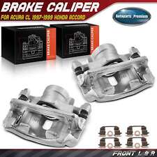 2x Disc Brake Caliper with Bracket for Acura CL Honda Accord Front Left & Right picture