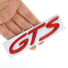 3D Red GTS Emblem Car Rear Trunk Lid Badge for Porsche Cayenne Cayman picture