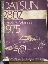Vintage Original 1975 Datsun 280Z Coupe Shop Service Repair Manual Book 2.8L picture