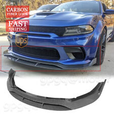 Fits For Dodge Charger SRT Hellcat Scat Widebody 20-23 Front Bumper Lip Splitter picture