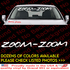 Zoom-Zoom Sticker Vinyl Die Cut Decal Funny zoom zoom for Car Truck Window FY089 picture
