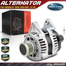 Alternator for Chevrolet Sonic 2012-2018 L4 1.8L 100A 12V CW 6G Clutch Pulley picture