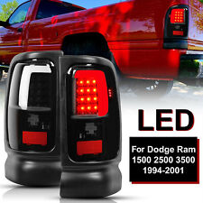 LED Tail Lights for 1994-2001 Dodge Ram 1500 2500 3500 Brake Lamps Clear Lens picture
