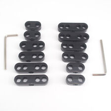 2 Sets 7mm 8mm Black Spark Plug Wire Separators Dividers Looms Chevy Ford 9723B picture