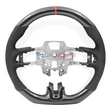 Hydro Dip Carbon Fiber Steering Wheel Fit For Ford Mustang GT 2015-2017 picture