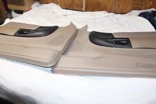94-97 Ford RANGER Pair DOOR Panels W/ Power Window Lock & Mirror Switches TAN picture