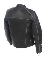 Mossi Women's Journey Leather Jacket 6 Black 20-219-6 picture