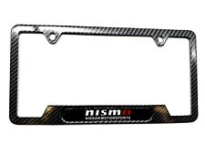 Carbon Fiber Stainless License Plate Frame Nissan Nismo Z  GT-R 350z Titan Rogue picture