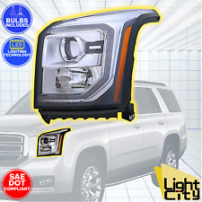 [Halogen] For 2015-2017 GMC Yukon Driver Side Projector Headlight LED DRL LH picture