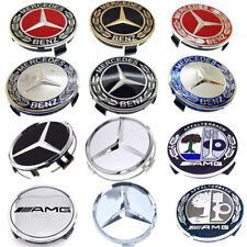 SET OF 4 Mercedes-Benz 75MM / 60MM Classic Wheel Rim Center Hub Caps Cover AMG  picture