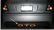 Rear Bumper Inlay Decals - 2004-2006 GTO picture