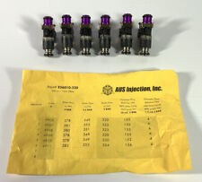 AUS Injection E56010-320-6-S Performance Fuel Injectors 320cc 43 psi 12.5 ohms picture