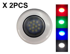 Pactrade Marine 2PCS RV Boat Pontoon Red Green Blue White LED Courtesy Light picture