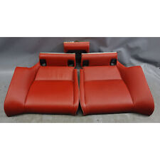 2010-2013 BMW E92 3-Series Coupe Rear Seat Bottom Pads Coral Red Leather OEM picture