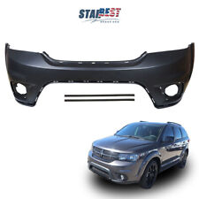 Front Bumper Cover Fit For 2011-2018 Dodge Journey Sport w/ Fog Lamp Holes new picture