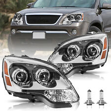 For 2007-2012 GMC Acadia Projector Headlights Headlamps w/Bulbs Left+Right 07-12 picture
