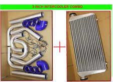 BLUE FIMC INTERCOOLER+TURBO PIPING KIT COUPLER CLAMP AUDI A3 A4 A5 S4 RS4 RS6 TT picture
