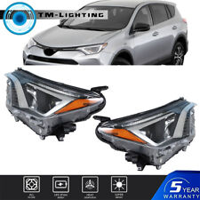 Pair Headlights Halogen Headlamps Left&Right Side For 2016 2017 2018 Toyota Rav4 picture