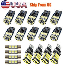 18PCS For Toyota Tundra 2007-2021 Auto Interior LED Light Bulb Package Kit White picture