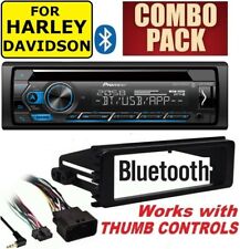 FOR HARLEY TOURING PIONEER DEH-S4220BT BLUETOOTH CD USB RADIO STEREO ADAPTER KIT picture