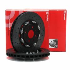 Pair Discs Front Brembo 305mm Perforated Floating Abarth 595/695 1.4 180 Cv picture