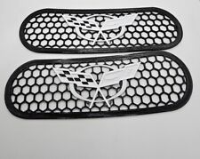 Side Vent Grilles For Chevrolet Corvette C5 Fender Cover 1997 - 2004 Chevy Grill picture