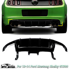 GT500 Competition Style Painted For Ford Mustang V6 & GT 13-14 Rear Diffuser Lip picture