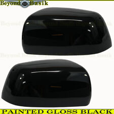 2008-2014 Mitsubishi Lancer GLOSS Gloss Black Mirror Covers Overlay Trims picture