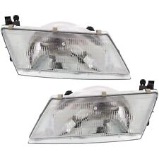 Headlight Set For 95-98 Nissan Sentra 95-97 200SX Left & Right Side w/ bulb picture