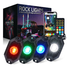 Xprite 4Pod RGBW LED Underglow Rock Lights Timing Music Bluetooth Remote Control picture