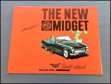 1961 MG Midget Original Vintage Factory Car Sales Brochure Catalog - 1962 picture