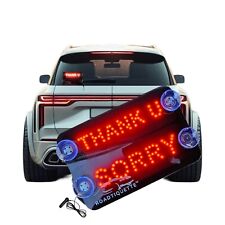 THANK YOU,SORRY  LED LIGHT  for vehicle. CAR Accessories for Men, Women, Drivers picture