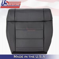 2008 to 2012 Fits Jeep Wrangler Driver Bottom Leather Seat Cover Black picture