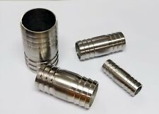 Stainless Steel Straight Hose Joiner Coupler Barb Adaptor (9 Sizes) x1PC picture