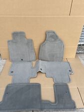 2008-2016 GMC ACADIA GM OEM Front & Rear 3rd Gray Carpet Floor Mats OEM NEW picture