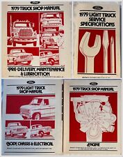Original 1979 Ford Truck Shop Manual v I, II, III + Ford Truck Service Specs picture