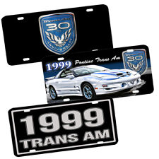 30th Anniversary 1999 Firebird Trans Am Classic Muscle Car License Plate picture