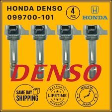 099700-101 Genuine OEM Denso x4 Ignition Coils For Honda Civic 2006-2011 1.8L I4 picture