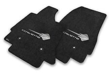 Lloyd LUXE™ FLOOR MATS with Stingray logo/Corvette letters fits 2014-2019 C7  picture