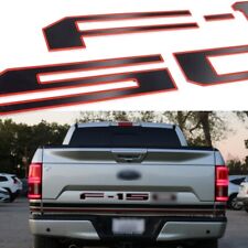 Fit 2018-2020 Tailgate Emblem For F150 Letter Raised Black Red picture