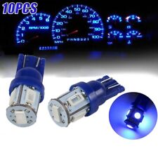 10 x Blue LED T10 194 168 W5W Interior Map Dome Trunk License Plate Lights Bulbs picture
