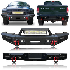 Vijay For 1997-2004 Dodge Dakota Front or Rear Bumper W/Winch Plate & LED Lights picture