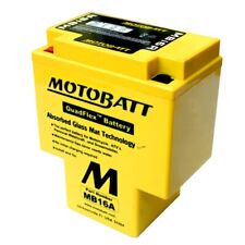 ✅✅ Motobatt MB16A QUADFLEX 12V AGM Battery  Replaces HYB16A-A/HYB16A-AB ✅✅ picture