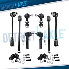 10pc Tie Rod Ball Joint Sway Bar Link Kit for 1993-2002 Mercury Villager Quest picture