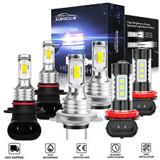 For Mazda 3 2004-2006 Combo LED Headlight Bulbs High Low Beam Fog Light Kit 6x picture