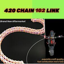 Parts Unlimited - Standard Motorcycle Drive Chain - 420 chain 102 Link CT70 picture