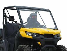 SuperATV Heavy Duty Scratch Resistant Full Windshield for Can-Am Defender picture