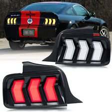 LED Tail Lights for Ford Mustang 2005-2009 5th Gen S-197 Sequential Rear Lamps picture